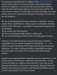 A message from discord server